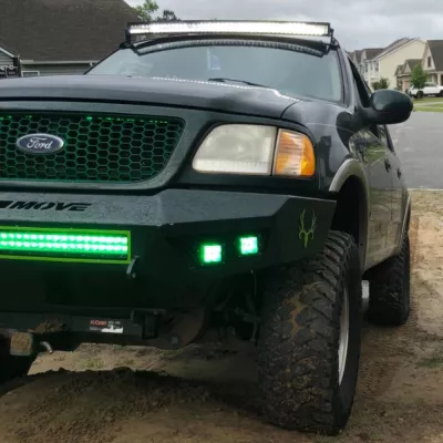 FORD F150 1999-2003 with PRECISION FRONT W.I.Y.KIT STANDARD installed