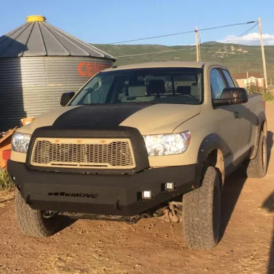 TOYOTA TUNDRA 2007-2013 with CLASSIC FRONT Weld It Yourself STANDARD installed