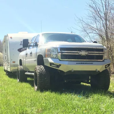 CHEVY 2500-3500HD 2011-2014 with PRECISION FRONT Weld It Yourself STANDARD installed