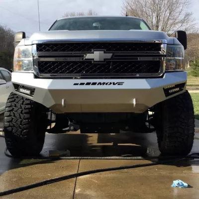 CHEVY 2500-3500HD 2011-2014 with PRECISION FRONT Weld It Yourself STANDARD installed
