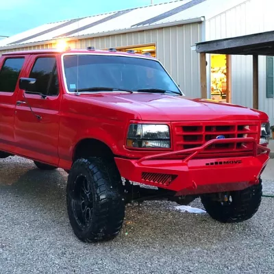 FORD F250-350 1992-1998 with PRECISION FRONT W.I.Y.KIT STANDARD installed