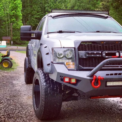 FORD F150 2009-2014 with PRECISION FRONT Weld It Yourself STANDARD installed