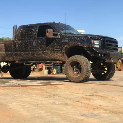 FORD F250-350 1999-2004 with PRECISION FRONT W.I.Y.KIT STANDARD installed