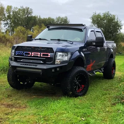 FORD F150 2009-2014 with PRECISION FRONT Weld It Yourself STANDARD installed