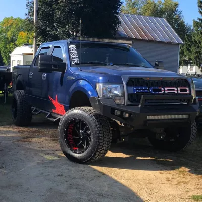 FORD F150 2009-2014 with PRECISION FRONT Weld It Yourself STANDARD installed