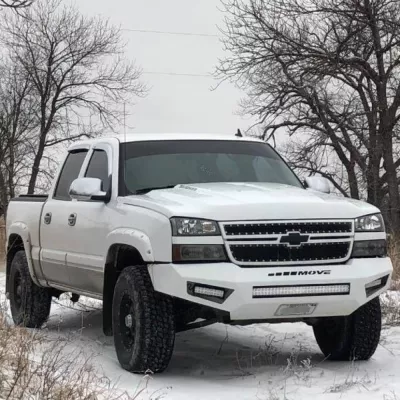 CHEVY 1500 2003-2007 with PRECISION FRONT Weld It Yourself STANDARD installed