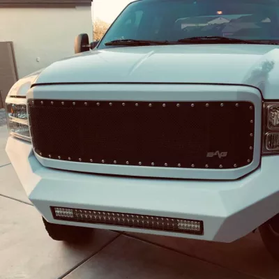 FORD F250-350 2005-2007 with PRECISION FRONT Weld It Yourself STANDARD installed