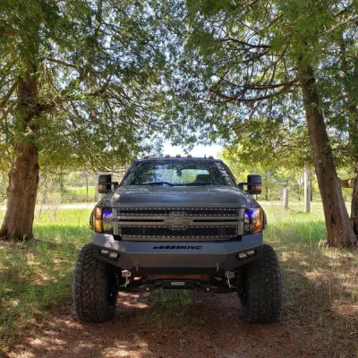 CHEVY 2500-3500HD 2011-2014 with PRECISION FRONT Weld It Yourself STANDARD installed