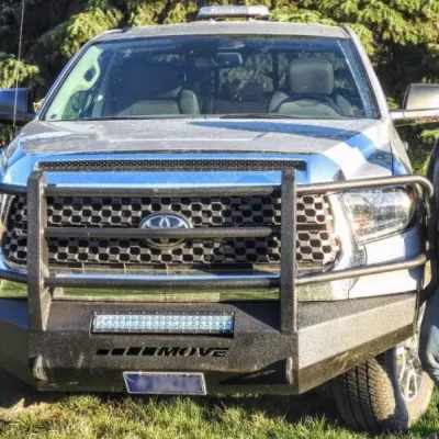 TOYOTA TUNDRA 2014-2021 with CLASSIC FRONT Weld It Yourself STANDARD installed