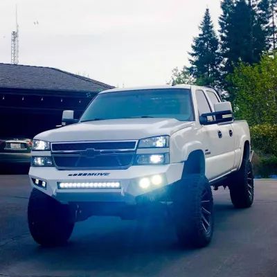 CHEVY 2500-3500HD 2003-2007 with PRECISION FRONT Weld It Yourself STANDARD installed