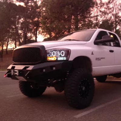 DODGE 2500-3500 2006-2009 with CLASSIC FRONT Weld It Yourself Offroad installed