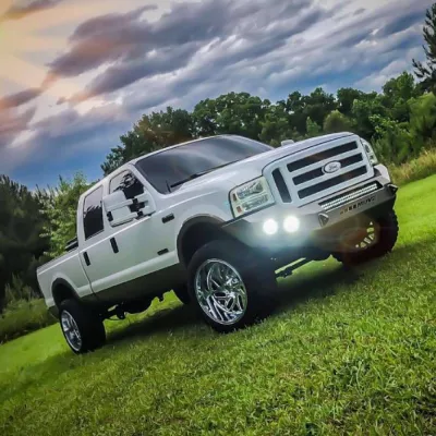 FORD F250-350 2005-2007 with CLASSIC FRONT Weld It Yourself STANDARD installed