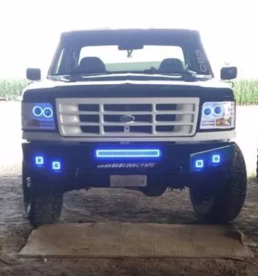 FORD F250-350 1992-1998 with CLASSIC FRONT Weld It Yourself STANDARD installed