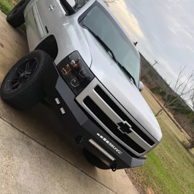 CHEVY 1500 2007.5-2013 with PRECISION FRONT Weld It Yourself STANDARD installed