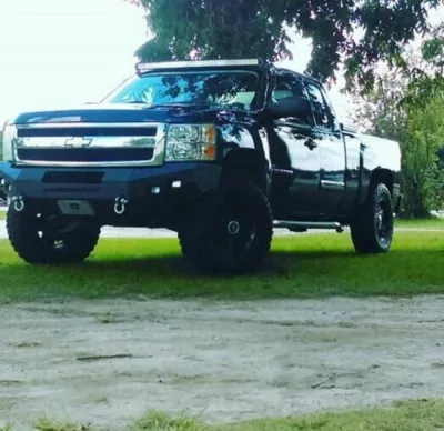CHEVY 1500 2007.5-2013 with CLASSIC FRONT Weld It Yourself STANDARD installed