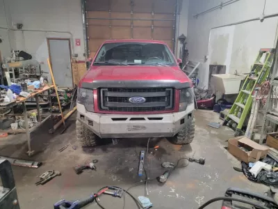 FORD F150 2009-2014 with CLASSIC FRONT Weld It Yourself STANDARD installed