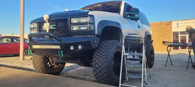 CHEVY TAHOE 1992-1999 with PRECISION FRONT Weld It Yourself STANDARD installed