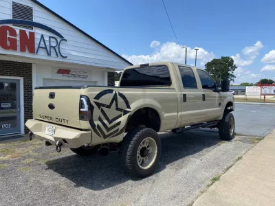 FORD F250-350 1999-2004 with PRECISION REAR W.I.Y.KIT STANDARD installed