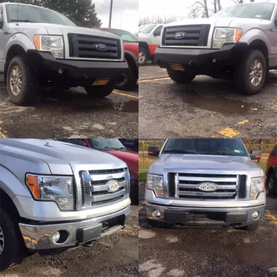 FORD F150 2009-2014 with CLASSIC FRONT Weld It Yourself STANDARD installed