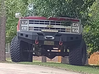 CHEVY 1500 1973-1980 with CLASSIC FRONT Weld It Yourself Offroad installed