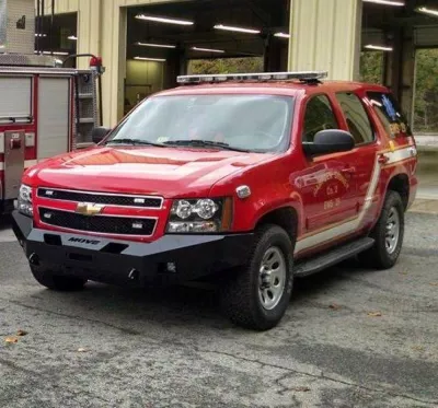 CHEVY TAHOE 2007-2014 with CLASSIC FRONT Weld It Yourself Offroad installed