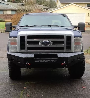 FORD F250-350 2008-2010 with CLASSIC FRONT Weld It Yourself STANDARD installed