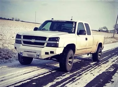 CHEVY 1500 2003-2007 with CLASSIC FRONT Weld It Yourself STANDARD installed