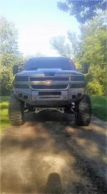 CHEVY 2500-3500HD 1999-2002 with CLASSIC FRONT Weld It Yourself STANDARD installed