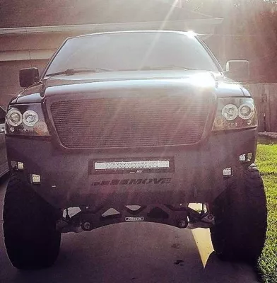 FORD F150 2004-2008 with CLASSIC FRONT Weld It Yourself STANDARD installed