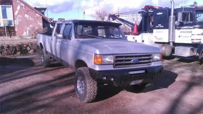 FORD F250-350 1987-1991 with CLASSIC FRONT Weld It Yourself STANDARD installed