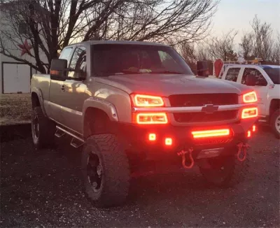 CHEVY 2500-3500HD 2003-2007 with CLASSIC FRONT Weld It Yourself STANDARD installed