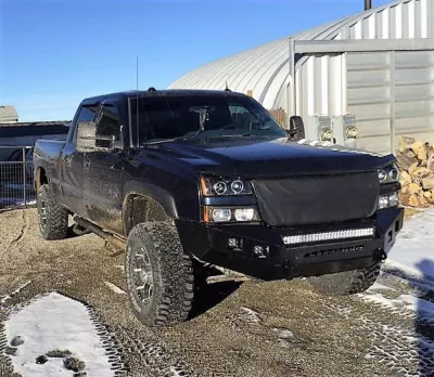 CHEVY 2500-3500HD 2003-2007 with CLASSIC FRONT Weld It Yourself STANDARD installed
