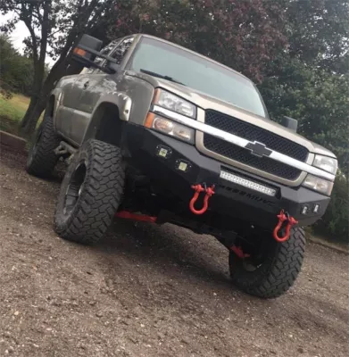 CHEVY 2500-3500HD 2003-2007 with CLASSIC FRONT Weld It Yourself STANDARD installed