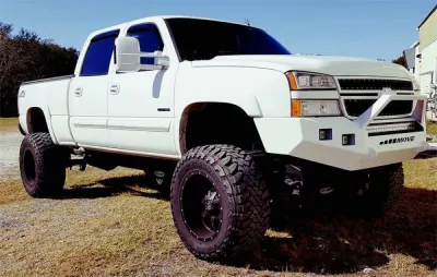 CHEVY 2500-3500HD 2003-2007 with CLASSIC FRONT Weld It Yourself STANDARD installed