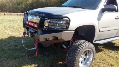 CHEVY SUBURBAN 1500 2007-2014 with CLASSIC FRONT Weld It Yourself Offroad installed