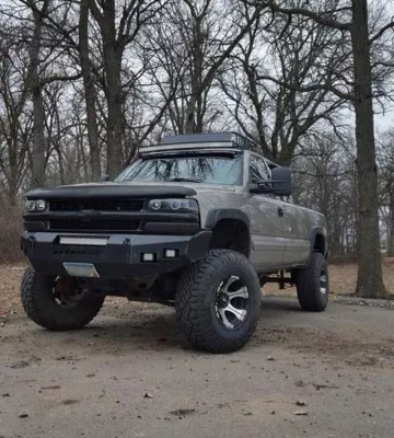 CHEVY 1500 1999-2002 with CLASSIC FRONT Weld It Yourself STANDARD installed