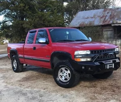 CHEVY 1500 1999-2002 with CLASSIC FRONT Weld It Yourself Offroad installed