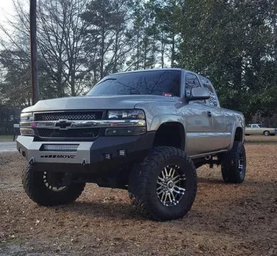 CHEVY 2500-3500HD 1999-2002 with CLASSIC FRONT Weld It Yourself STANDARD installed