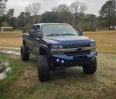 CHEVY 2500-3500HD 1999-2002 with CLASSIC FRONT Weld It Yourself STANDARD installed