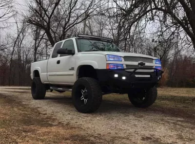 CHEVY 2500-3500HD 2003-2007 with CLASSIC FRONT Weld It Yourself STANDARD installed