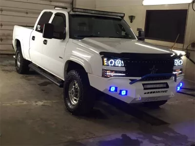 CHEVY 2500-3500HD 2003-2007 with CLASSIC FRONT Weld It Yourself STANDARD installed