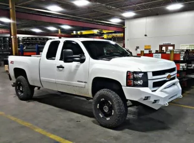 CHEVY 2500-3500HD 2007.5-2010 with CLASSIC FRONT Weld It Yourself STANDARD installed