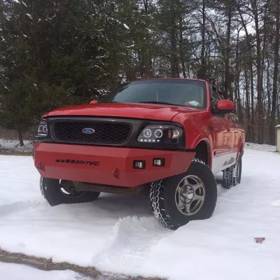 FORD F150 1997-1998 with CLASSIC FRONT Weld It Yourself STANDARD installed