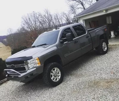 CHEVY 2500-3500HD 2011-2014 with CLASSIC FRONT Weld It Yourself STANDARD installed