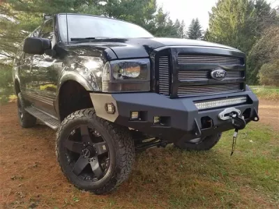 FORD EXCURSION 1999-2004 with CLASSIC FRONT Weld It Yourself Offroad installed