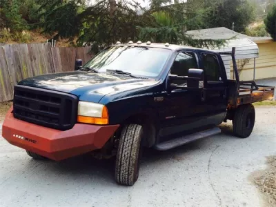 FORD F250-350 2005-2007 with CLASSIC FRONT Weld It Yourself STANDARD installed