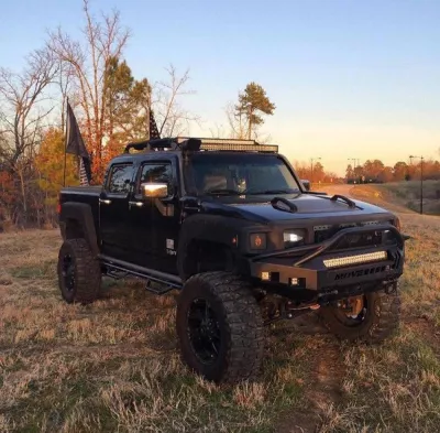 HUMMER H3 2005-2010 with CLASSIC FRONT Weld It Yourself STANDARD installed