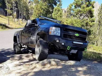 CHEVY 2500-3500HD 2007.5-2010 with CLASSIC FRONT Weld It Yourself STANDARD installed