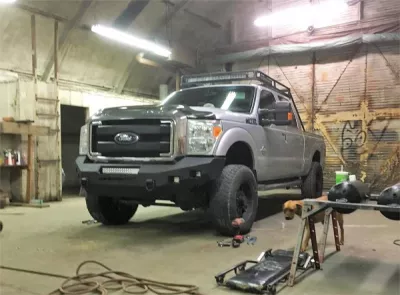 FORD F250-350 2011-2016 with CLASSIC FRONT W.I.Y.KIT STANDARD installed