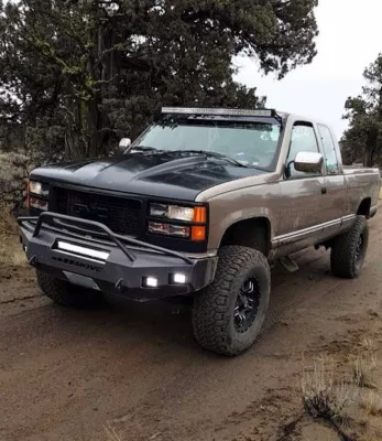 GMC 1500 1988-1998 with CLASSIC FRONT W.I.Y.KIT STANDARD installed